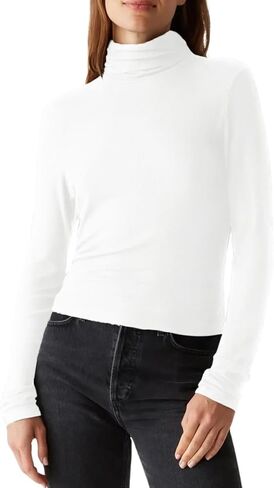 Michael Stars Women's Tara Crop Turtleneck in Saudi Arabia