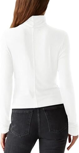 Michael Stars Women's Tara Crop Turtleneck in Saudi Arabia