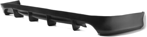 Rear Bumper Lip Diffuser Spoiler, Compatible with 2007-2011 Toyota Camry (Single Exhaust Outlet), DF Style PU Rear Lower Splitter Protector, Unpainted Black, 1PC in Saudi Arabia