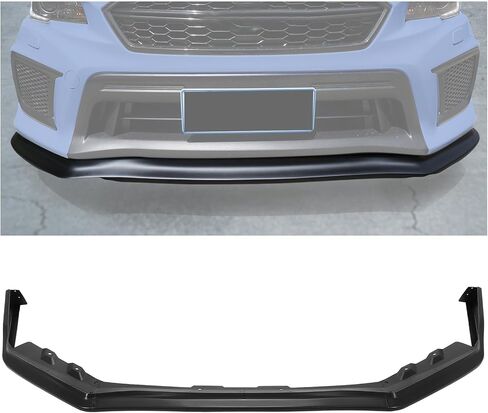 HECASA Front Bumper Lip Compatible with 2015-2021 Subaru WRX STI Sedan 4-Door CS Style Under Chin Spoiler Splitter Bumper Valance Diffuser Protector Air Dams Body Kit Unpainted Black in Saudi Arabia