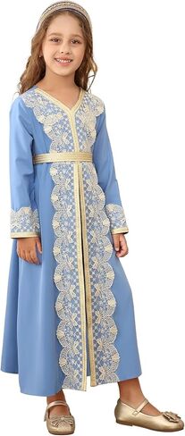 عباية إسلامية للبنات فستان صلاة إسلامي متواضع فساتين عربية الشرق الأوسط دبي ملابس قفطان in Kuwait