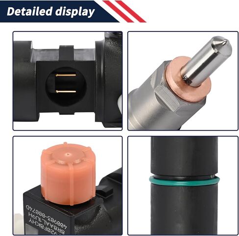 400903-00074D Fuel Injector with Seal Fit for Bobcat Excavators/Skid Steers For Doosan D24 D18 Engine #7275454 28337917 in Kuwait