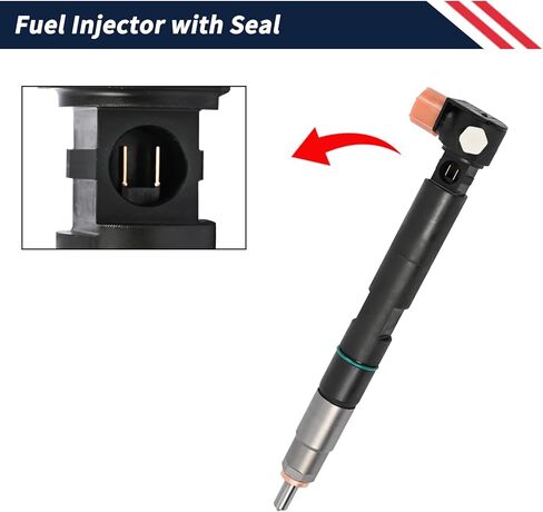 400903-00074D Fuel Injector with Seal Fit for Bobcat Excavators/Skid Steers For Doosan D24 D18 Engine #7275454 28337917 in Kuwait