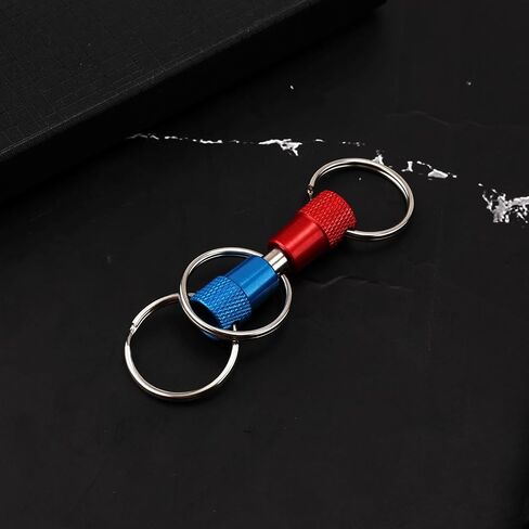 3-Way Quick Release Keychain, Detachable Key Rings Pull Apart Separate Quick Disconnect Release Convenient Accessory in Saudi Arabia