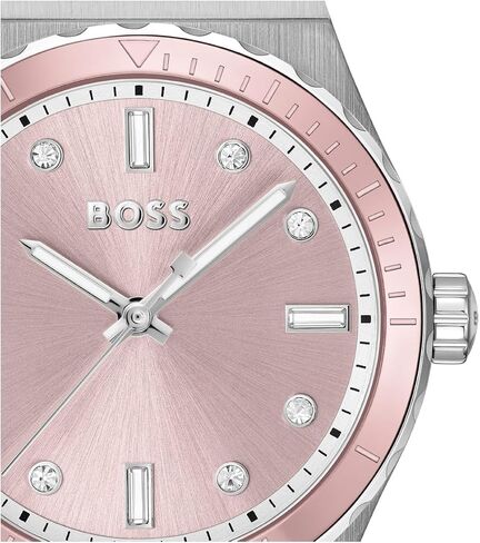 BOSS Candor Women's Sport Watch, Dive Inspired Design, Crystal Indexes, Quartz Movement, Water Resistant up to 30 Meters 3ATM, Gift for Her in Saudi Arabia