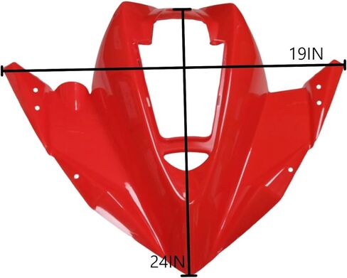 RedCap ATV Complete Plastic Body Fender Front Rear Kit for Taotao ATA125G Cougar 200 SPORT Cheetah Coolster 3125C 3125CX Chinese 125cc ATVs - (Red) in Saudi Arabia