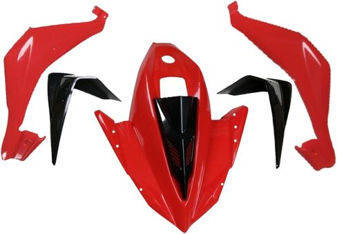 RedCap ATV Complete Plastic Body Fender Front Rear Kit for Taotao ATA125G Cougar 200 SPORT Cheetah Coolster 3125C 3125CX Chinese 125cc ATVs - (Red) in Saudi Arabia