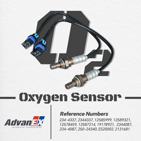 234-4337 Oxygen O2 Sensor Upstream or Downstream Compatible with Buick Cadillac Chevrolet GMC Hammer Isuzu Oldsmobile Pontiac Saab Saturn Replaces 12578459 234-4087 2PCS in Saudi Arabia