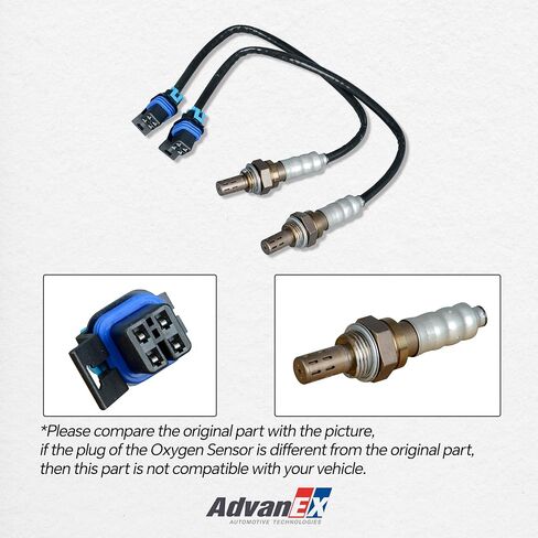 234-4337 Oxygen O2 Sensor Upstream or Downstream Compatible with Buick Cadillac Chevrolet GMC Hammer Isuzu Oldsmobile Pontiac Saab Saturn Replaces 12578459 234-4087 2PCS in Saudi Arabia