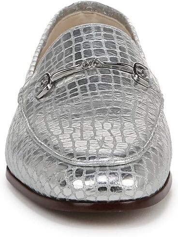 حذاء Loraine Loafer النسائي من Sam Edelman، فضي ناعم، 6.5 in Kuwait