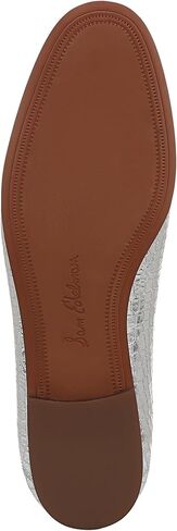 حذاء Loraine Loafer النسائي من Sam Edelman، فضي ناعم، 6.5 in Kuwait