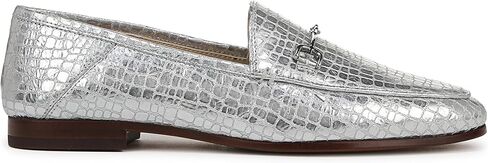 حذاء Loraine Loafer النسائي من Sam Edelman، فضي ناعم، 6.5 in Kuwait