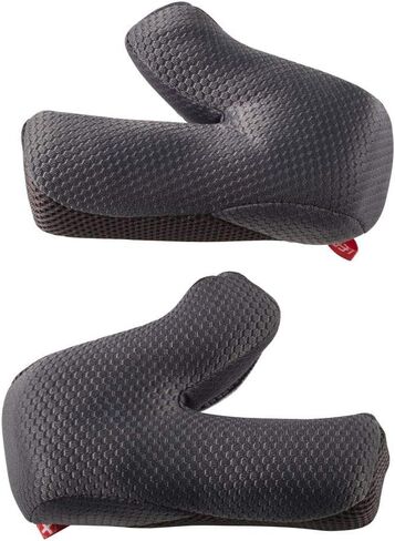 Leatt Brace GPX 3.5 Cheek Pads Off-Road Motorcycle Helmet Accessories - Black/Medium/Large 30mm in Saudi Arabia
