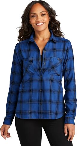 Port Authority Ladies Plaid Flannel Shirt in Saudi Arabia