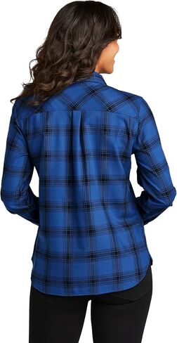Port Authority Ladies Plaid Flannel Shirt in Saudi Arabia