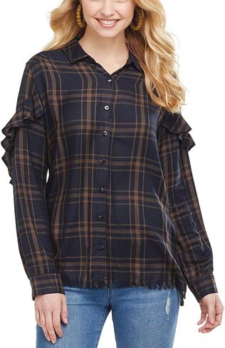 Mud Pie Women's Long Sleeve Button Down in Saudi Arabia
