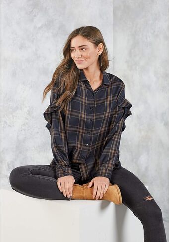 Mud Pie Women's Long Sleeve Button Down in Saudi Arabia