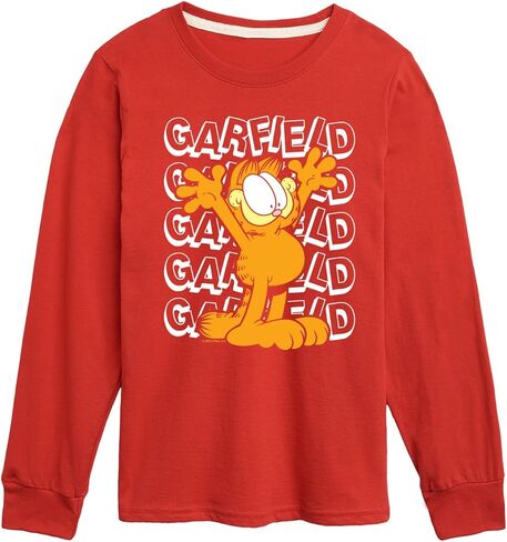 HYBRID APPAREL - Garfield - Garfield Repeated - Toddler & Youth Long Sleeve Graphic T-Shirt in Saudi Arabia
