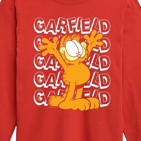 HYBRID APPAREL - Garfield - Garfield Repeated - Toddler & Youth Long Sleeve Graphic T-Shirt in Saudi Arabia
