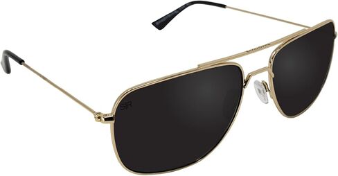 شادي رايز الملاح | نظارات شمسية بإطار معدني من الفولاذ المقاوم للصدأ مع عدسة مستقطبة in Kuwait