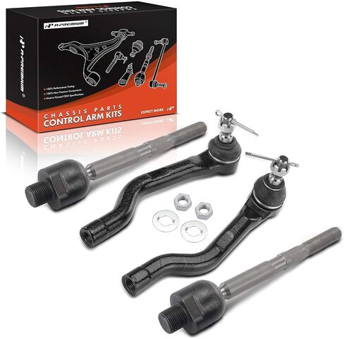 A-Premium Set of 4, Front Inner & Outer Tie Rod End Kit, Compatible with Honda Accord 2013-2017 & Acura TLX 2015-2020 in Saudi Arabia