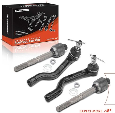 A-Premium Set of 4, Front Inner & Outer Tie Rod End Kit, Compatible with Honda Accord 2013-2017 & Acura TLX 2015-2020 in Saudi Arabia
