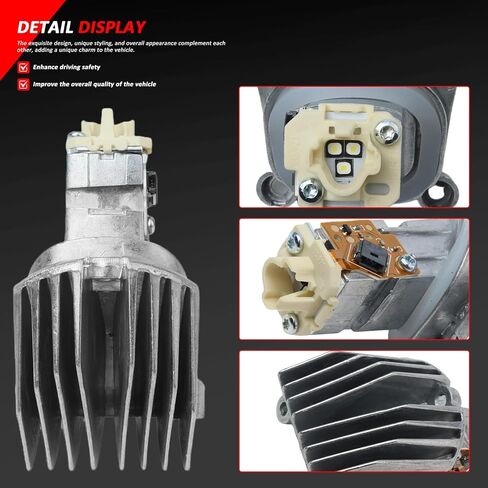 63117343876 2010-2016 لسيارات BMW 5 Series F10 F11 F18 LED وحدة ضوء عين الملاك ديود لمبة استبدال المصباح رقم # 59SKV073 9DW191482-001 7212710 27-1846 73212710 896519 12156679 20-73-0201 in Kuwait