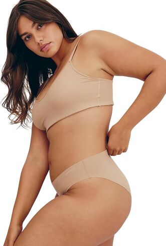 Organic Basics Women's Naked Ribbed V-Neck Bralette in Kuwait