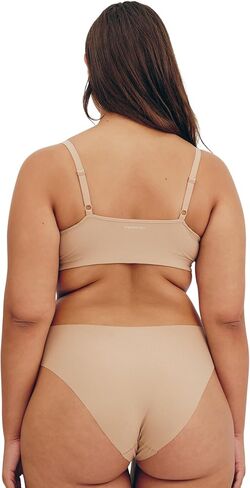 Organic Basics Women's Naked Ribbed V-Neck Bralette in Kuwait