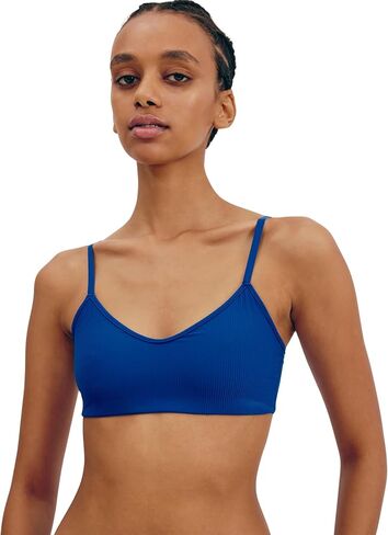 Organic Basics Women's Naked Ribbed V-Neck Bralette in Kuwait