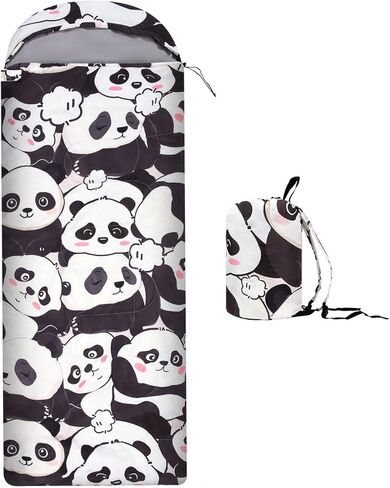 حقيبة نوم للأطفال للتخييم - حقيبة نوم خفيفة الوزن مناسبة لـ 3 فصول، حقيبة نوم مدمجة للأطفال للفتيات والفتيان، حقيبة نوم للشباب مقاومة للماء للاستخدام في الهواء الطلق من Croosseoutdoors in Kuwait