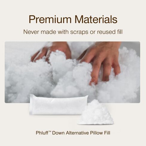Coop Home Goods Extra Oomph AC Fill, Gel-Infused Memory Foam & Poly Fill, 1/2 Pound Bag, Refill for Eden Memory Foam Pillow, GREENGUARD Gold and CertiPUR-US Certified in Kuwait