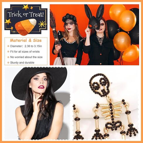 Halloween Skeleton Earrings for Women Gothic Skull Dangle Earrings Spooky Halloween Jewelry Costumes Accessories Party Favors in Saudi Arabia