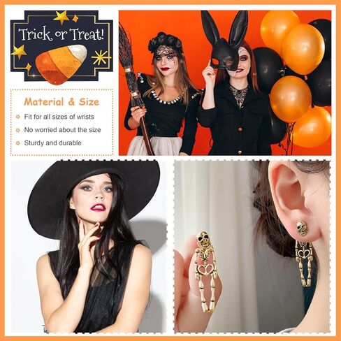 Halloween Skeleton Earrings for Women Gothic Skull Dangle Earrings Spooky Halloween Jewelry Costumes Accessories Party Favors in Saudi Arabia