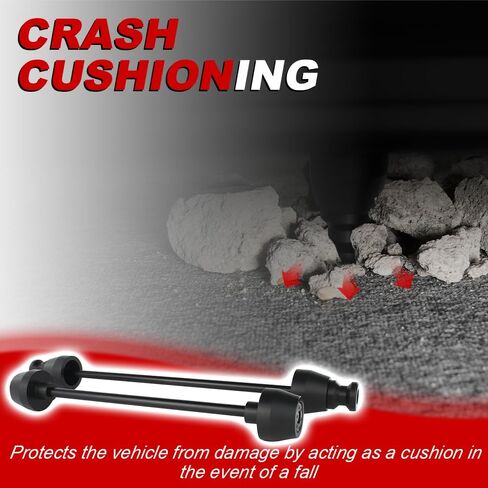 Xitomer Front and Rear Axle Sliders & Swing Arm Bobbins Compatible with Ninja ZX-10R 2011-2024 & Ninja ZX-10RR 2017-2024 Frame Sliders Motorcycle Axle Fork Slider Crash Protection in Saudi Arabia