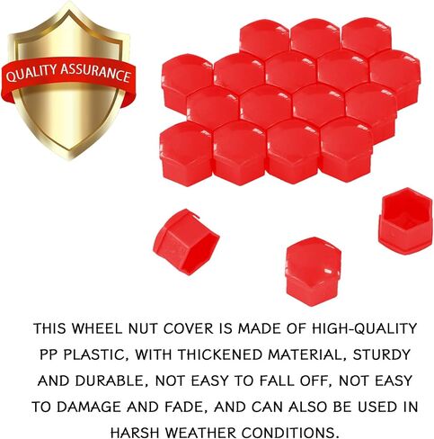 20PCS Lug Nut Covers, 21mm Anti-Theft Hexagonal Wheel Lug Nut Caps with Removal Tool, Car Wheel Rims Center Bolt Protection Caps, Automotive Exterior Accessories for Car Tire Hub (Purple) in Saudi Arabia
