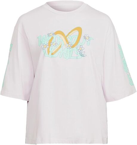adidas Originals Womens Always Original Oversized Tee, Almost Pink in Saudi Arabia