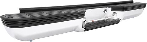 HECASA Rear Bumper Assembly Compatible with 1988-2000 Chevy Chevrolet GMC Suburban C/K 1500 2500 3500 Tahoe Yukon Blazer W/Strip Pad, Impact Strip, Impact Strip Hole Fleetside/Styleside Light Duty in Saudi Arabia