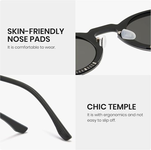 Cyxus Adjustable Tint Sunglasses 1-17 Gears Rounded Polarized Glasses Lenses Advanced ND Filter Lens Technology P1317 in Saudi Arabia