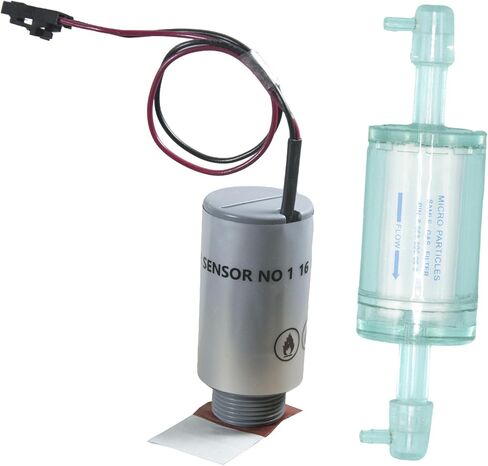 Upgraded 16916 Oxygen Sensor & 16913 Filter Comaptible with R1234yf Machines, 16990/16995 Replaces 1-16-1013-00-2 O2 Sensor in Saudi Arabia