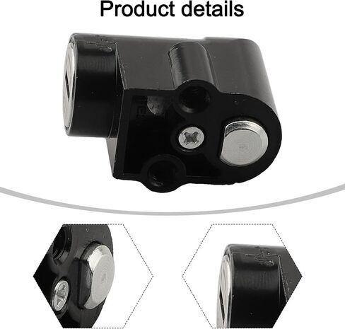 Electric Bike Battery Case Lock with Ignition On/Off Key,19Mm Aluminum Alloy for Polly E-Bike Accessories Replacement Parts, 2 Keys Included in Saudi Arabia