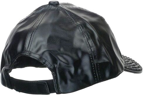Something Special Women's Faux Leather Bling Baseball Cap with Crystal Brim in Saudi Arabia