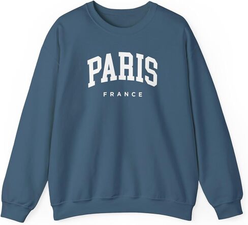 Paris France Adult Unisex Crewneck Sweatshirt in Saudi Arabia