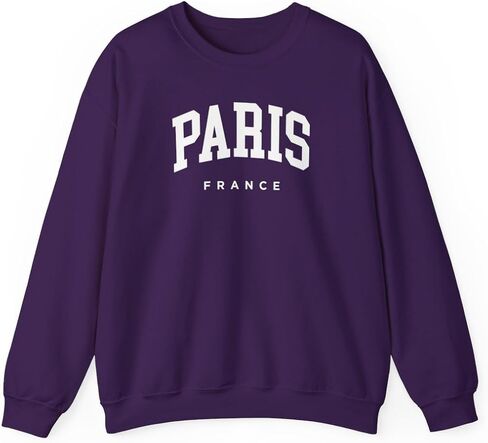 Paris France Adult Unisex Crewneck Sweatshirt in Saudi Arabia