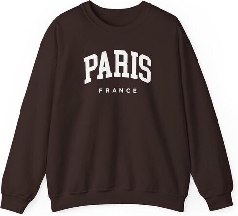Paris France Adult Unisex Crewneck Sweatshirt in Saudi Arabia