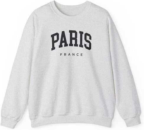 Paris France Adult Unisex Crewneck Sweatshirt in Saudi Arabia