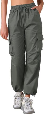 Allegra K Women's Cargo Joggers Streetwear High Waisted Pockets Casual Pants in Saudi Arabia