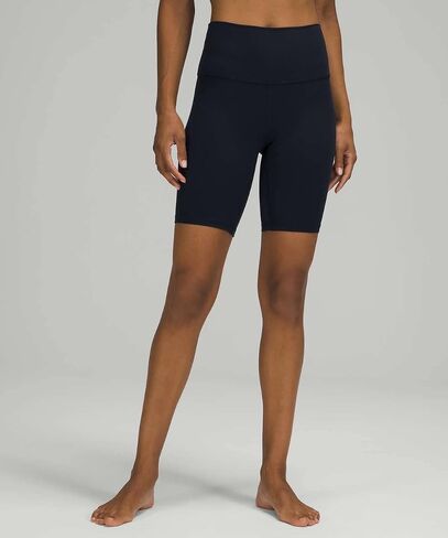 Lululemon Athletica LULULEMON Align High-Rise Short 8In (Black Camo (8In), 16) in Saudi Arabia