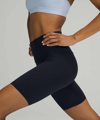 Lululemon Athletica LULULEMON Align High-Rise Short 8In (Black Camo (8In), 16) in Saudi Arabia