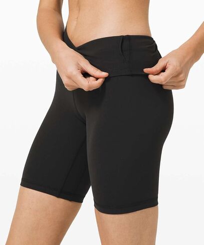 Lululemon Athletica LULULEMON Align High-Rise Short 8In (Black Camo (8In), 16) in Saudi Arabia